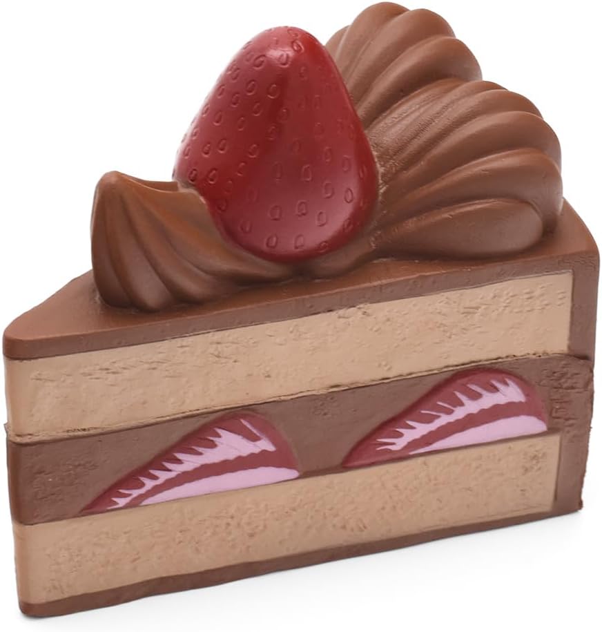 Chocolate cake squishy colossal slow rising scented toy
