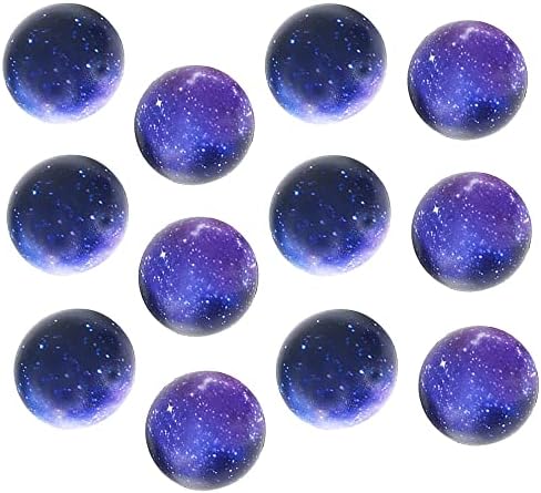 Twelve 2 inch galaxy squishy ball foam stress balls
