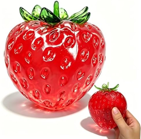 Squishy strawberry stress ball slow rising squeeze fidget toy