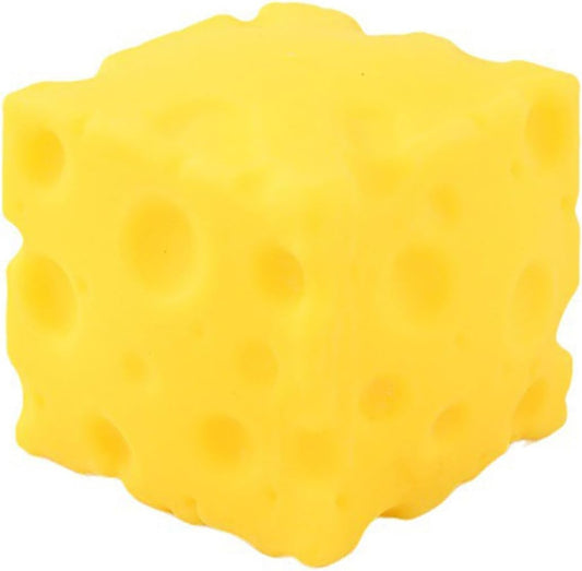 Mini yellow cheese squishy pocket cube