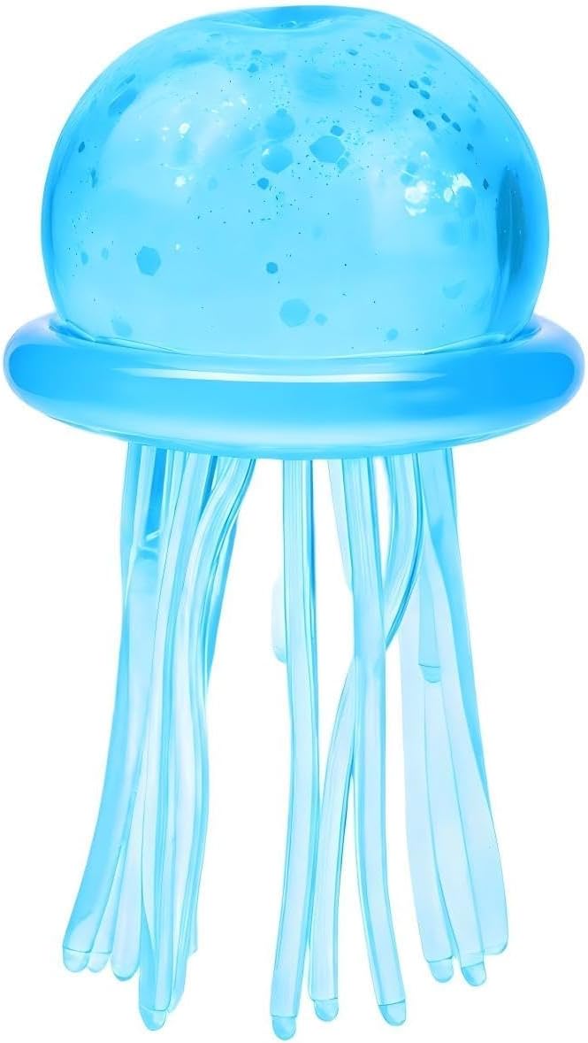Blue kawaii jellyfish squishy soft squeeze sensory toy
