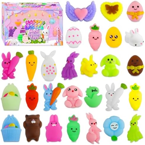 Kawaii egg squishy thirty pack cute mochi squishies