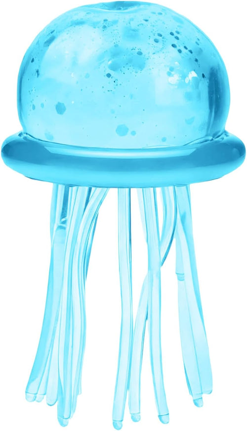 Blue jumbo jellyfish squishy slow rising stress toy