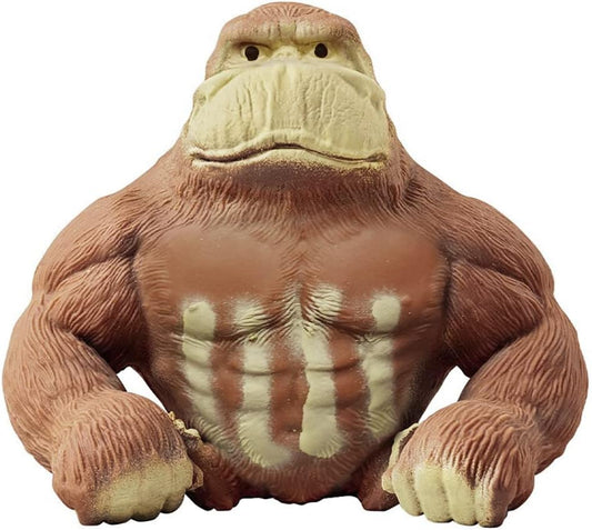 Brown soft monkey squishy gorilla squeeze fidget toy
