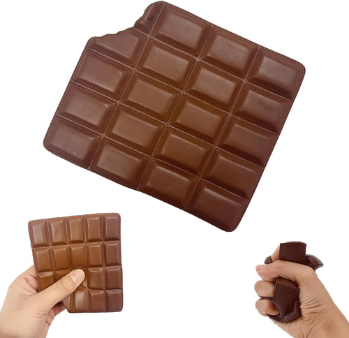 Jumbo chunky chocolate squishy bar with thick cubes