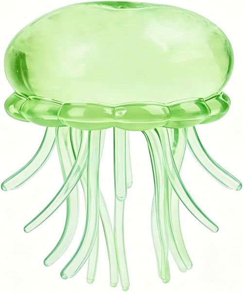 Green soft jellyfish squishy slow rising squeeze sensory toy