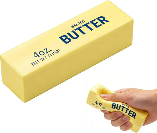 Classic yellow butter squishy soft slow rising squeeze toy