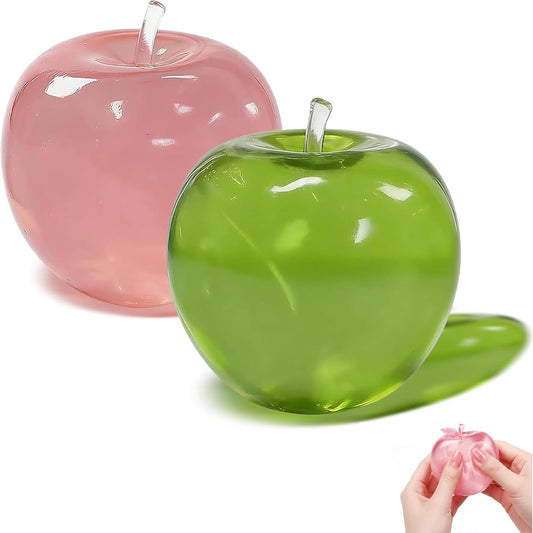 Green and pink lime squishy duo slushy slow rising fidget toys