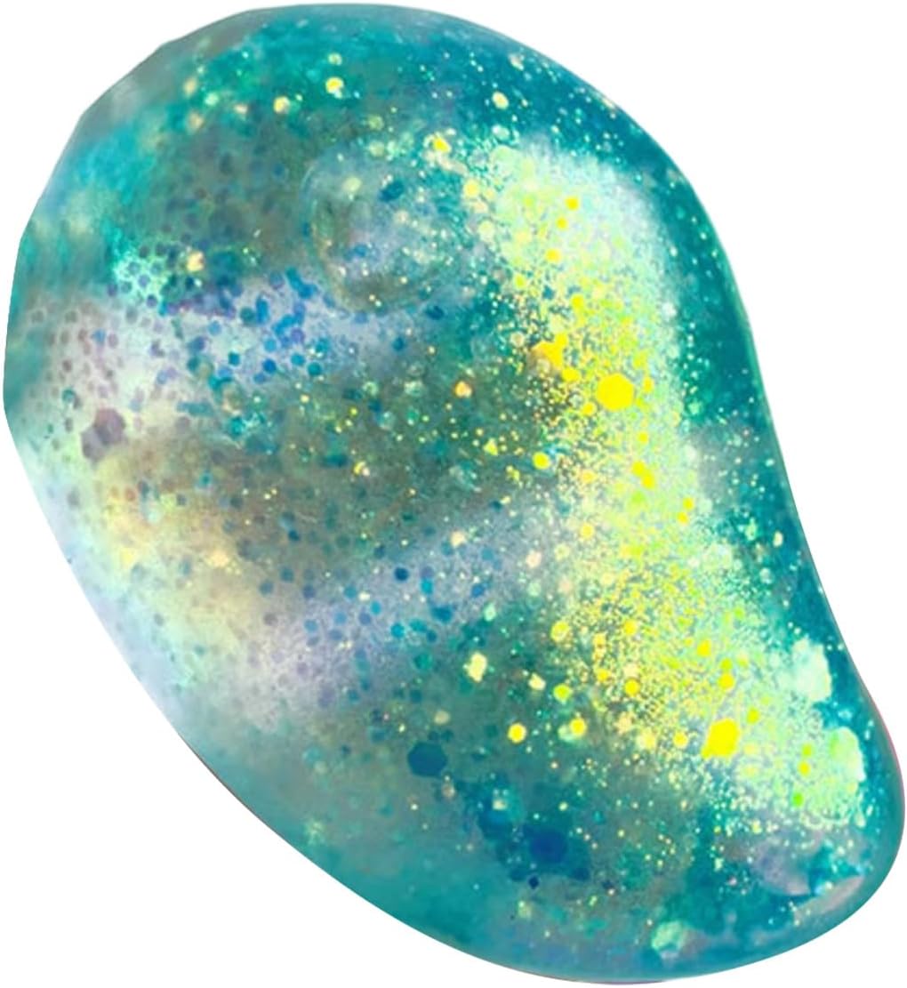 Glitter galaxy mango squishy jumbo slow rising squeeze toy