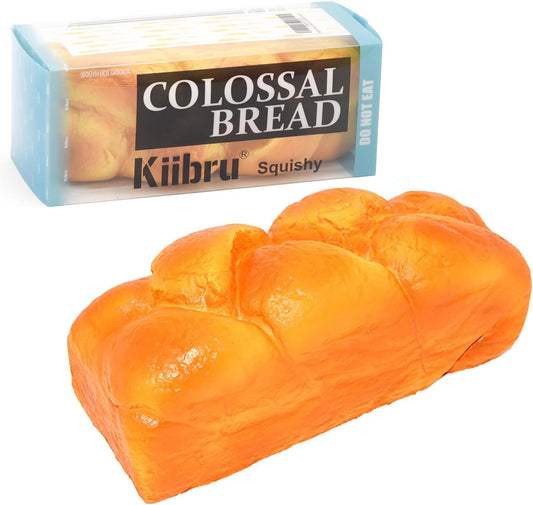 Colossal jumbo English loaf bread squishy slow rising toy