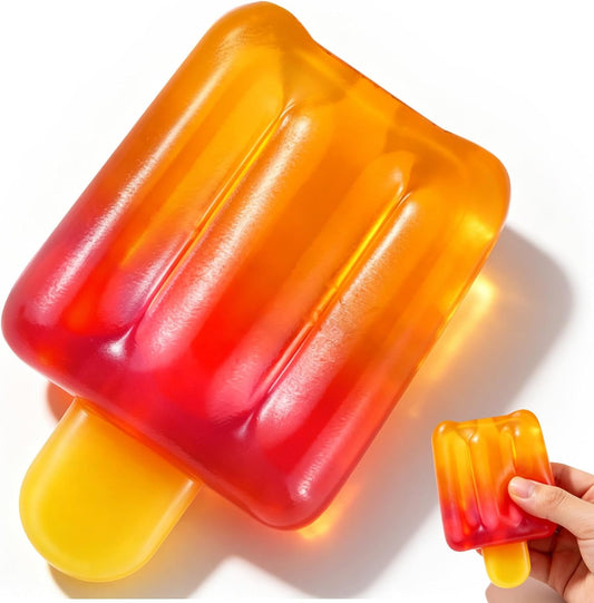 Mango orange glossy popsicle ice cream squishy toy