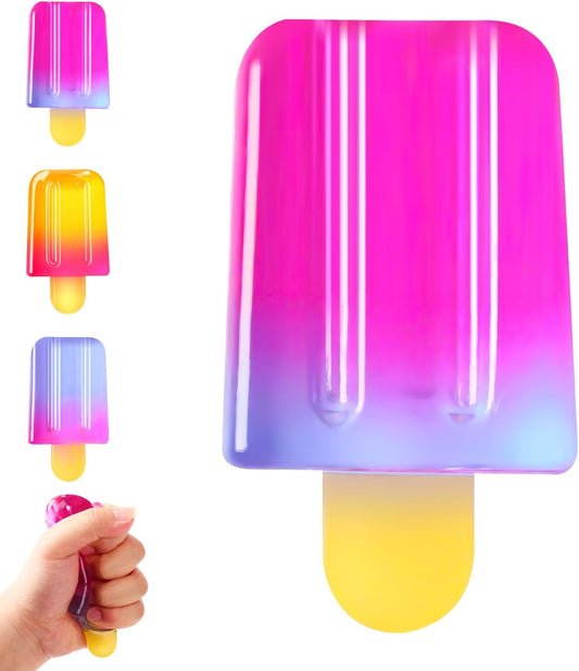 purple grape ice cream squishy popsicle