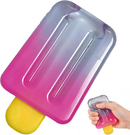 Mini pink popsicle ice cream squishy toy