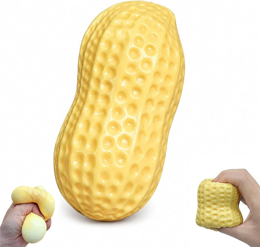 Peanut ball squishy slow rising squeeze stress relief toy