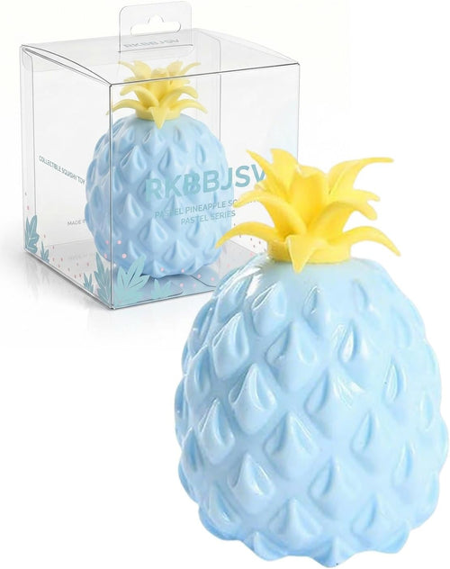 Sky blue pastel pineapple squishy soft squeeze toy