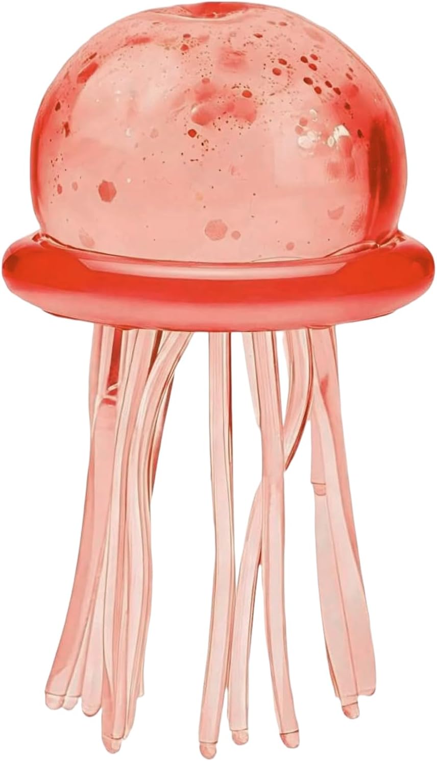 Coral pink mochi jellyfish squishy soft stress ball