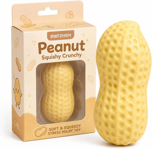 Realistic crunchy peanut squishy slow rising stress relief squeeze toy