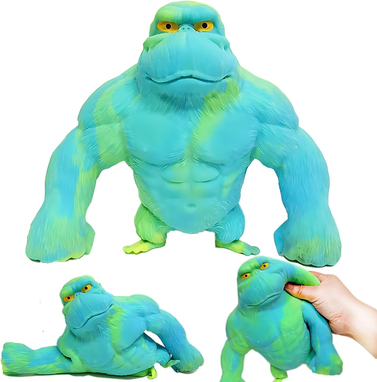 Ocean green soft monkey squishy gorilla squeeze toy