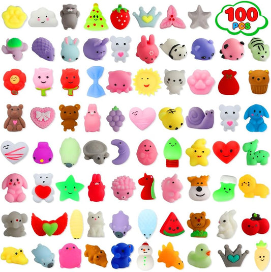 Tiny egg squishy minis one hundred pack for goodie bags