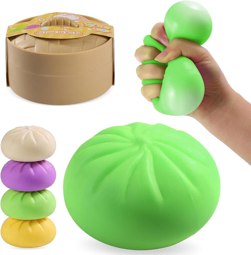 Green dumpling squishy squeeze toy