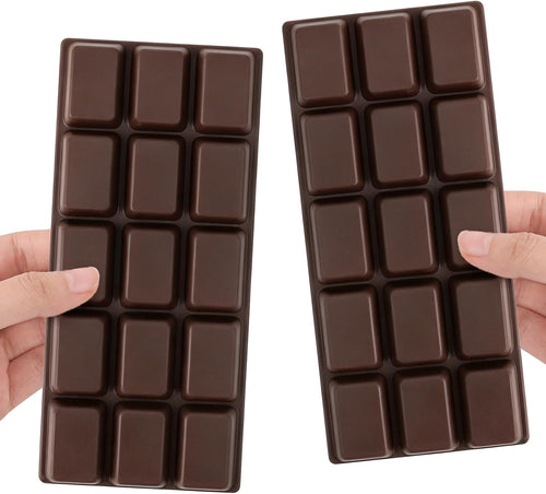 Two big chocolate bar squishies soft slow rising squeeze toy