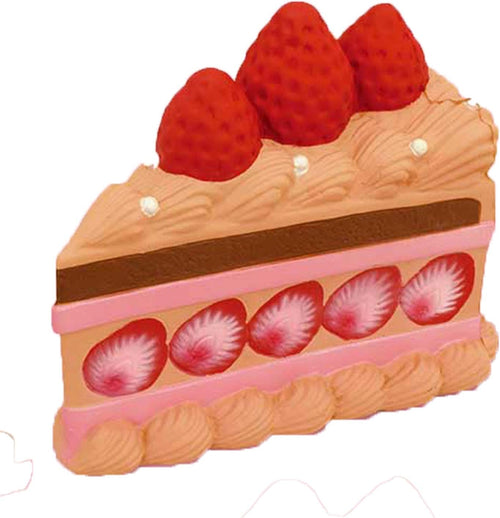 Jumbo strawberry shortcake slice squishy with cream layers