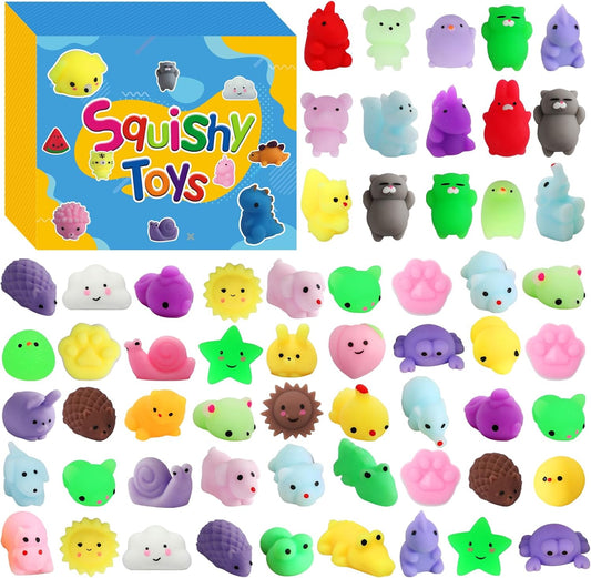Bulk egg squishy lot two hundred mochi squishies for parties