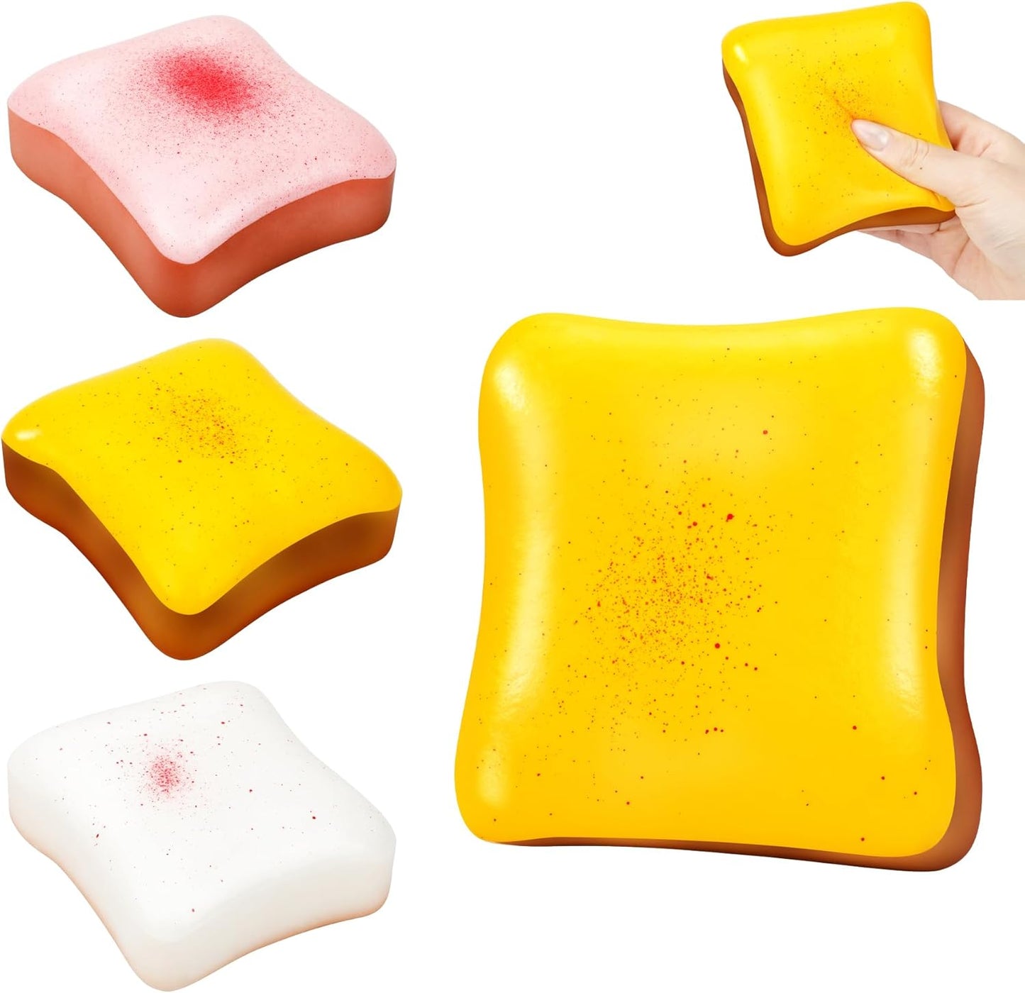 3 pack bread squishy bundle slow rising squeeze toy