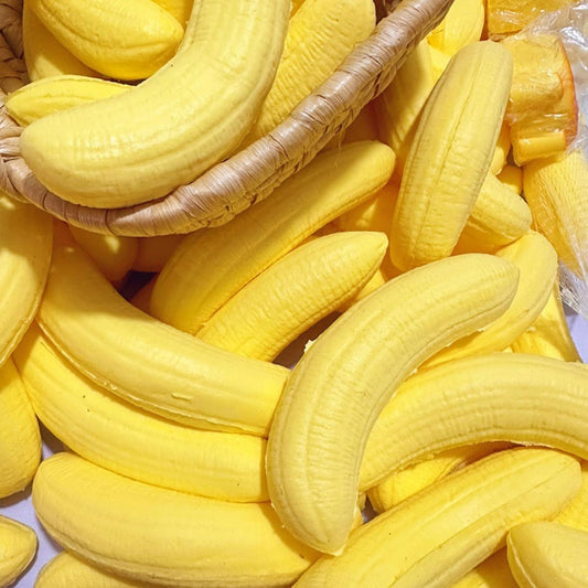 5 pack banana squishy slow rising squeeze stress relief toy set