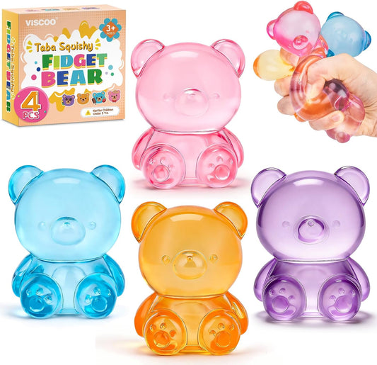 Sugar gummy bear squishy slow rising squeeze stress relief toy