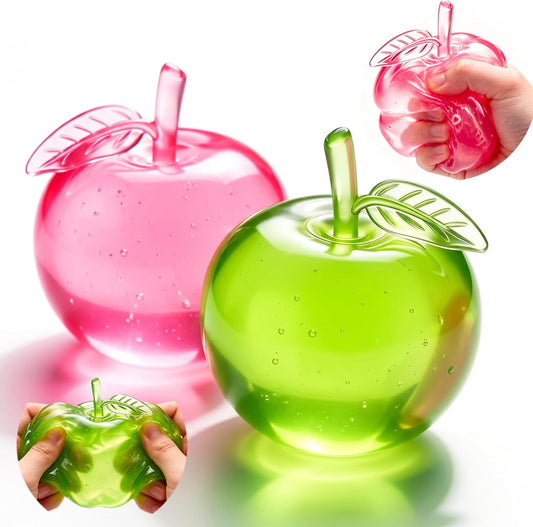 Green and pink lime squishy 2 pack slow rising fruit toys