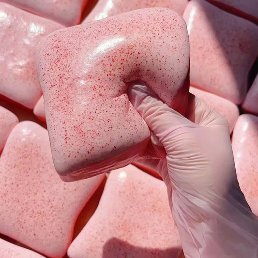 Strawberry toast squishy slow rising squeeze toy