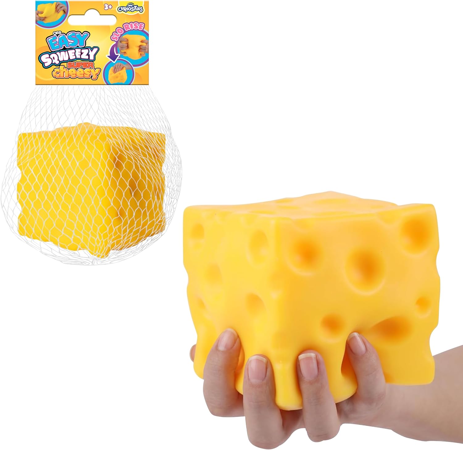 Giant Cheese Squishy Extra Soft Slow Rising Stress Relief Toy