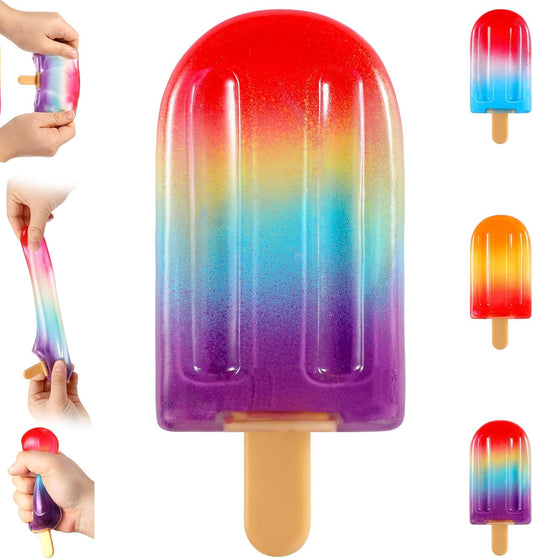 jumbo rainbow ice cream squishy popsicle