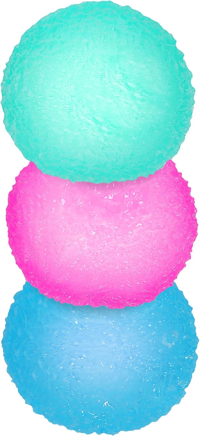 soft gel ball squishy 3 pack textured squeeze balls