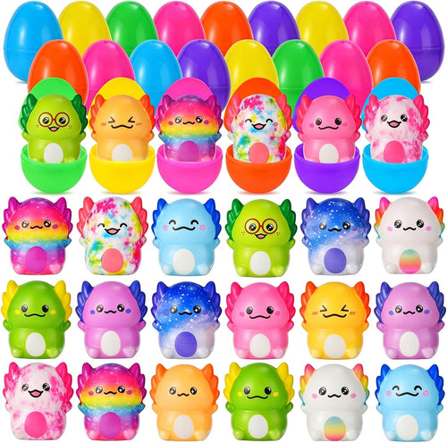 Prefilled axolotl egg squishy 24 slow rising surprise eggs