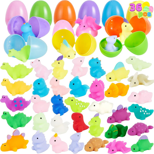 Bulk mini dinosaur squishy 36 pack mochi party favors