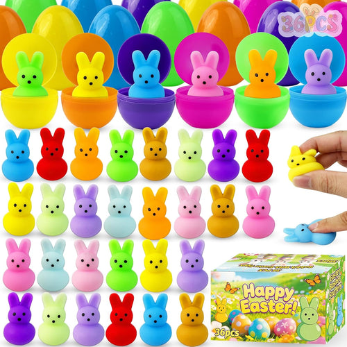 Mochi bunny squishy 36 pack mini bulk kawaii squeeze set