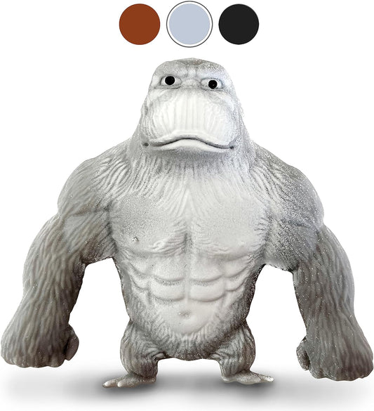 White soft monkey squishy gorilla squeeze stress toy