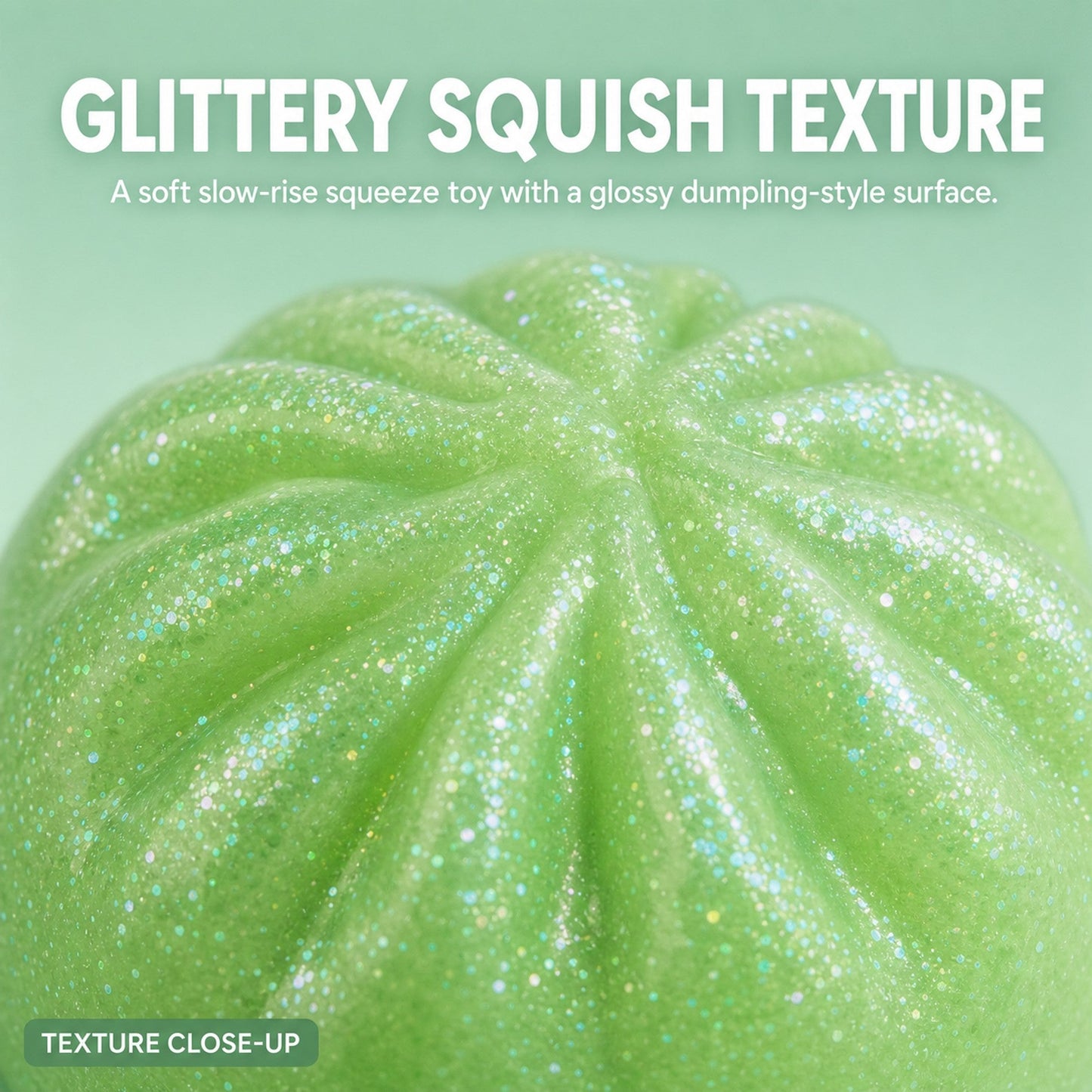 Green Dumpling Squishy inside