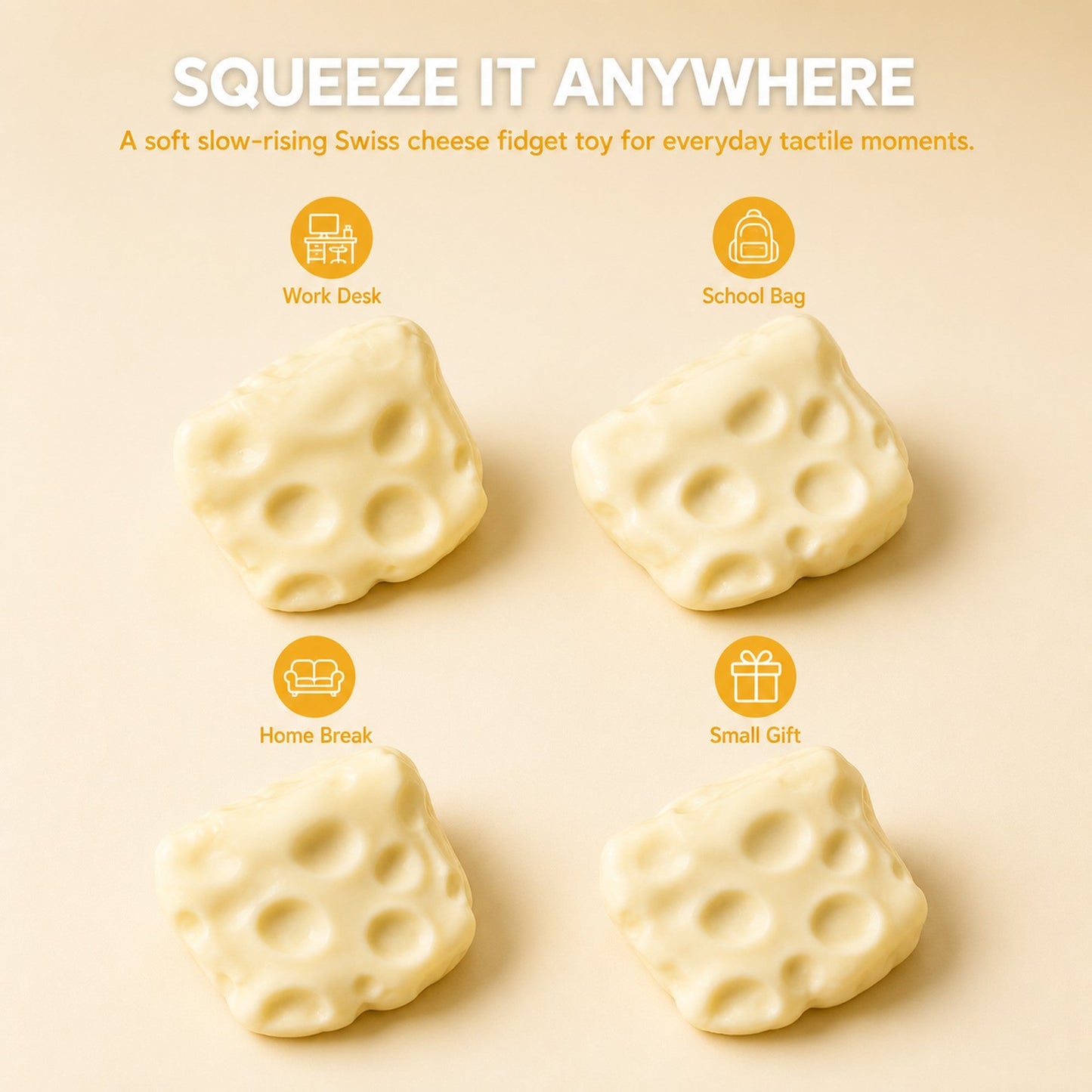 Cheese Squishy lifestyle