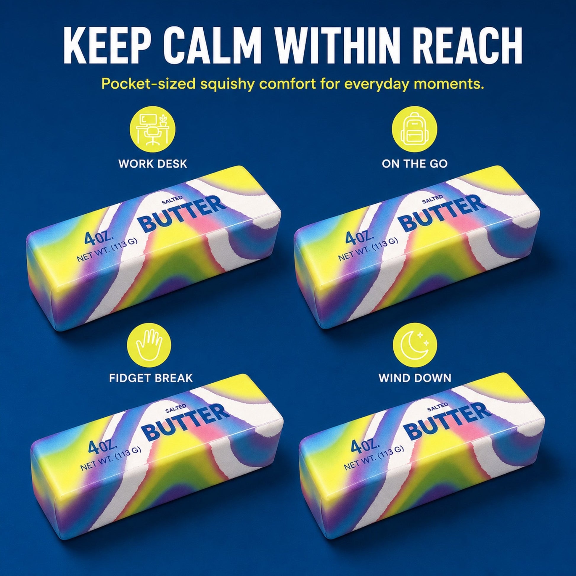 Portable Butter Squishy lifestyle