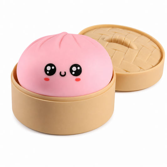 Pink Dumpling Squishy main