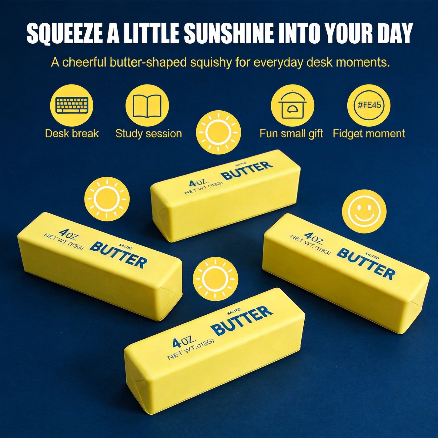 Yellow Cheese Squishy lifestyle