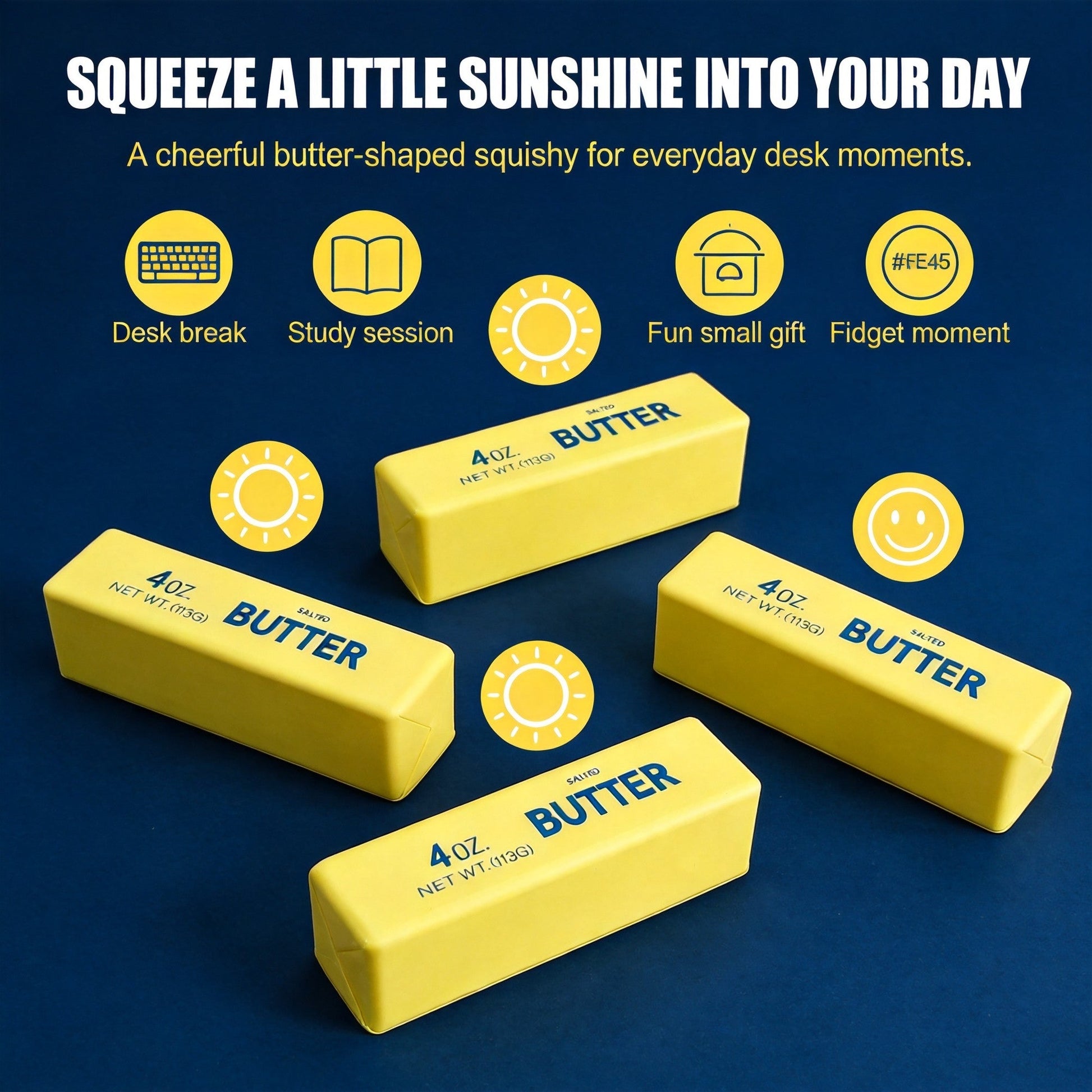 Yellow Cheese Squishy lifestyle