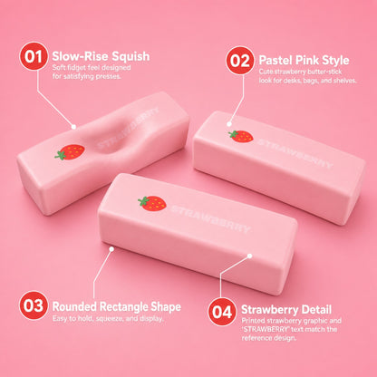 Pink Butter Squishy features
