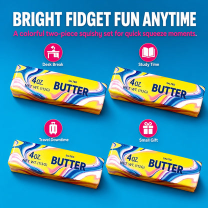 Colorful Butter Squishy lifestyle