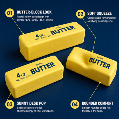 Yellow Cheese Squishy features