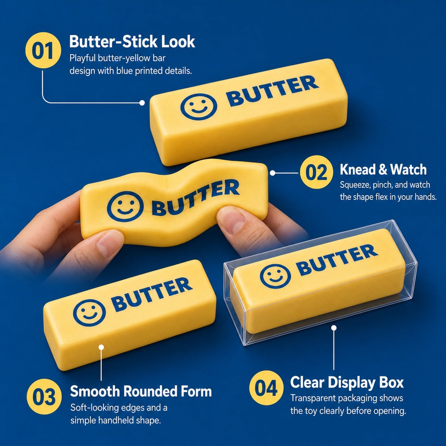 Dumpling Butter Squishy features