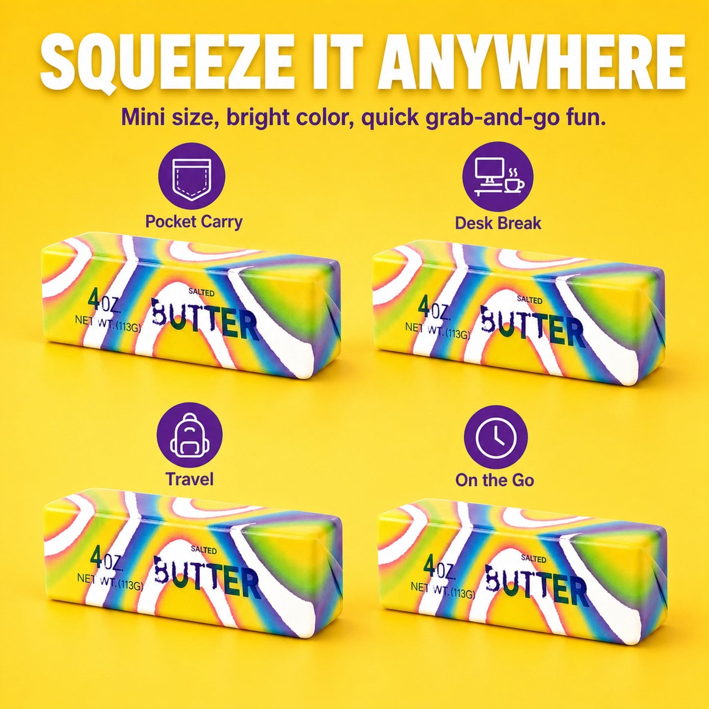 Mini Cheese Squishy lifestyle